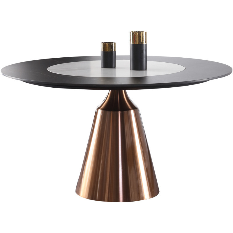 Italian Banyan Round Rotating Table