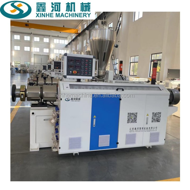 pvc pipe/tube making machine/plastic pipe making machinery plastic extruder machine