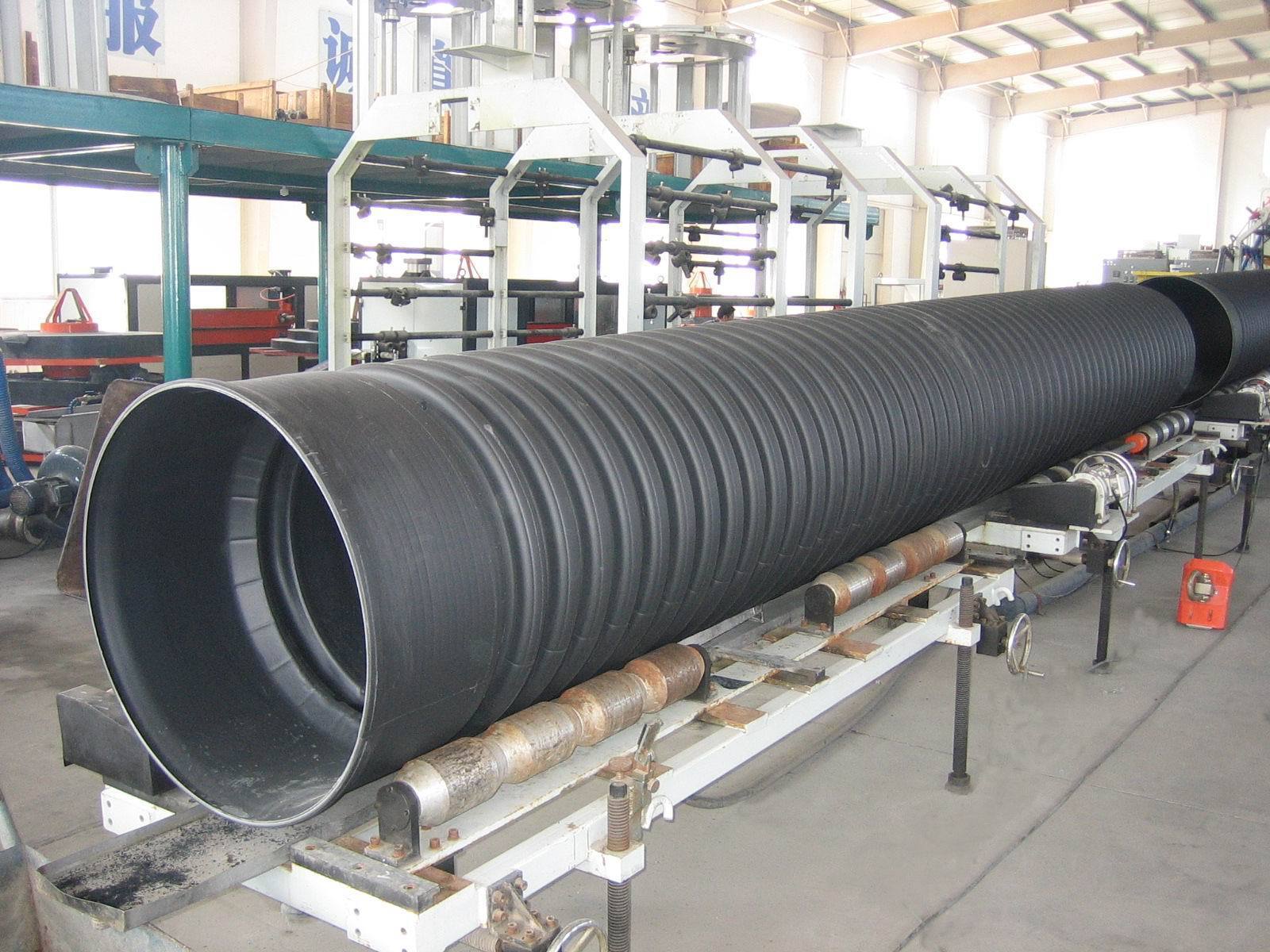 High Quality HDPE Double Wall Corrugated Pipe  SN4/SN8 Drainage Pipe For Water Supply