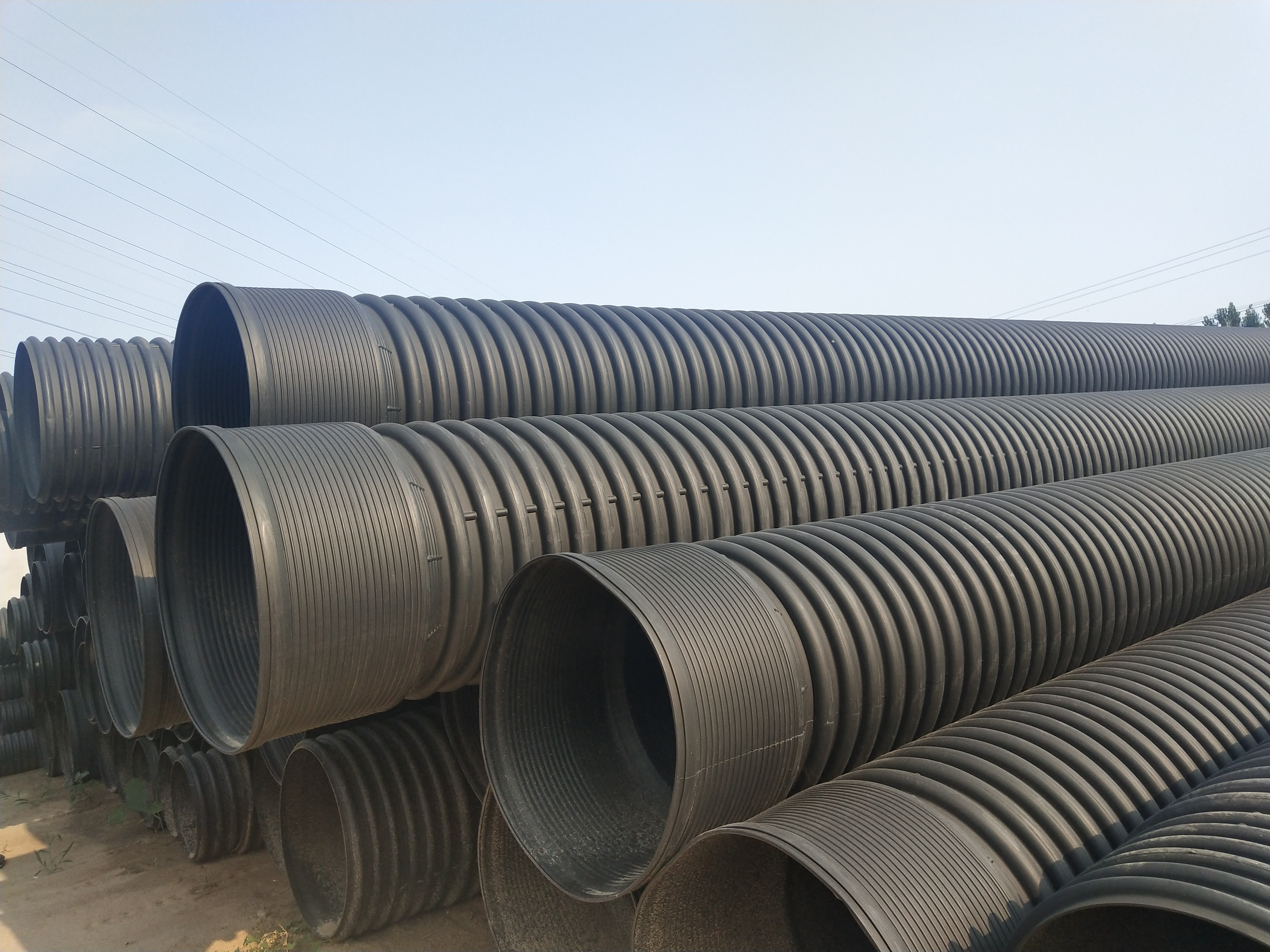 High Quality HDPE Double Wall Corrugated Pipe For Culvert Drainage