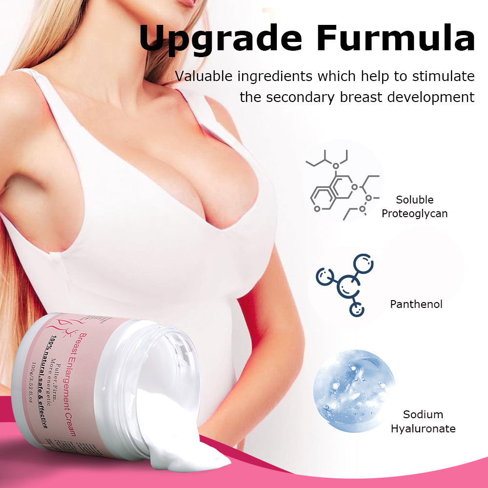 Private Label Natural Big Boobs Herbal Cream 100% Fast Efficacy Breast Firming Breast Enhancement Sexy Body Care