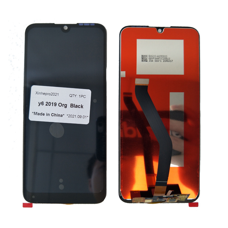 Mobile Phone Y9 2019 LCD for Huawei Y9 2019 LCD Screen with Frame Assembly