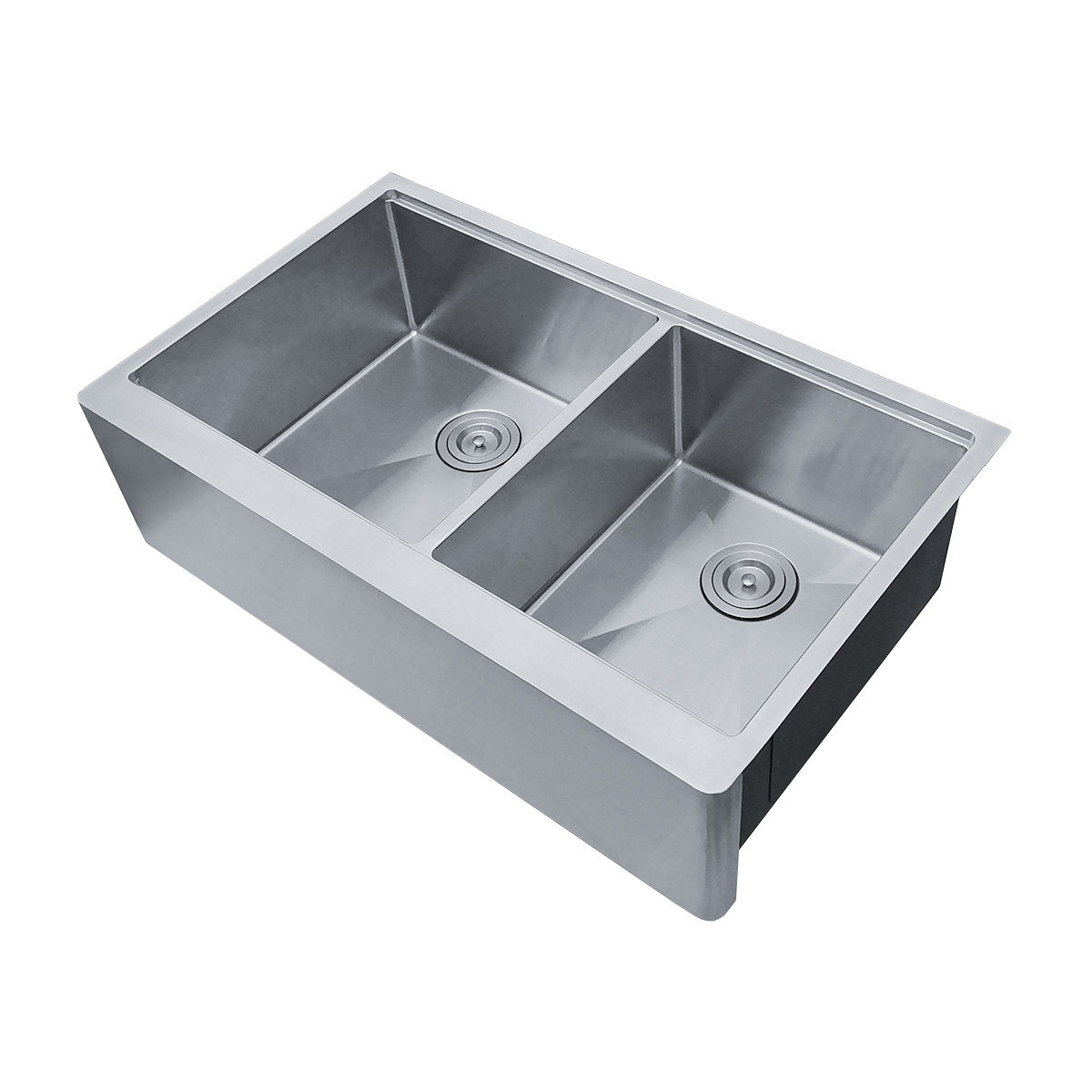 cUPC Customized Double Apron Front Kitchen Sink 36 Inch Farmhouse Workstation 304 316 Stainless Steel Farm Sink