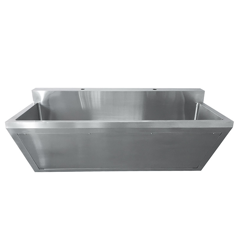 Stainless Steel Hospital Operating Room Hand Wash Basin Wall Mounted Surgical Scrub Sink