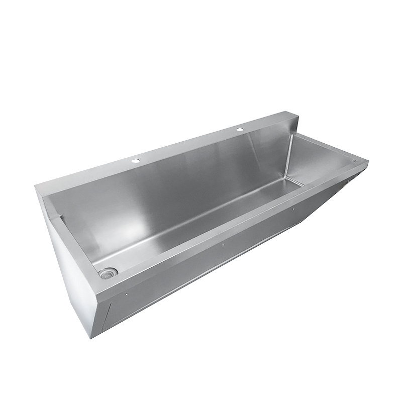 Stainless Steel Hospital Operating Room Hand Wash Basin Wall Mounted Surgical Scrub Sink