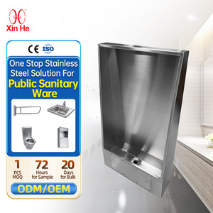 ODM Public Wc School Kids Sensor Flush Valve Stainless Steel Pedestal Urinal For Male