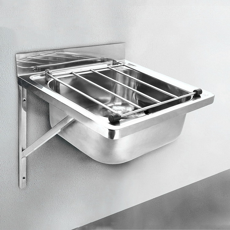 Heavy Duty Industrial Commercial Kitchen 304 Stainless Steel Mop Cleaners Basin Utility Sink