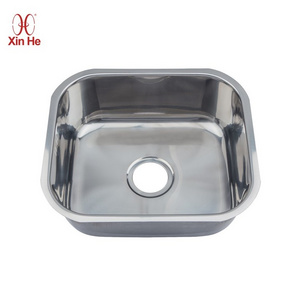 cUPC 304 Stainless Steel Under Counter Single Caravan Bar Washing Basin Mini Kitchen Sink