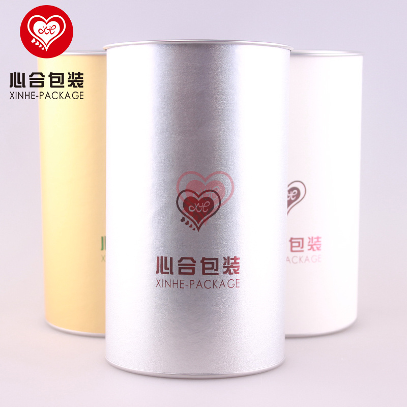 Aseptic kraft paper tube food packaging container box/Aluminum foil liner paper canister for food packaging