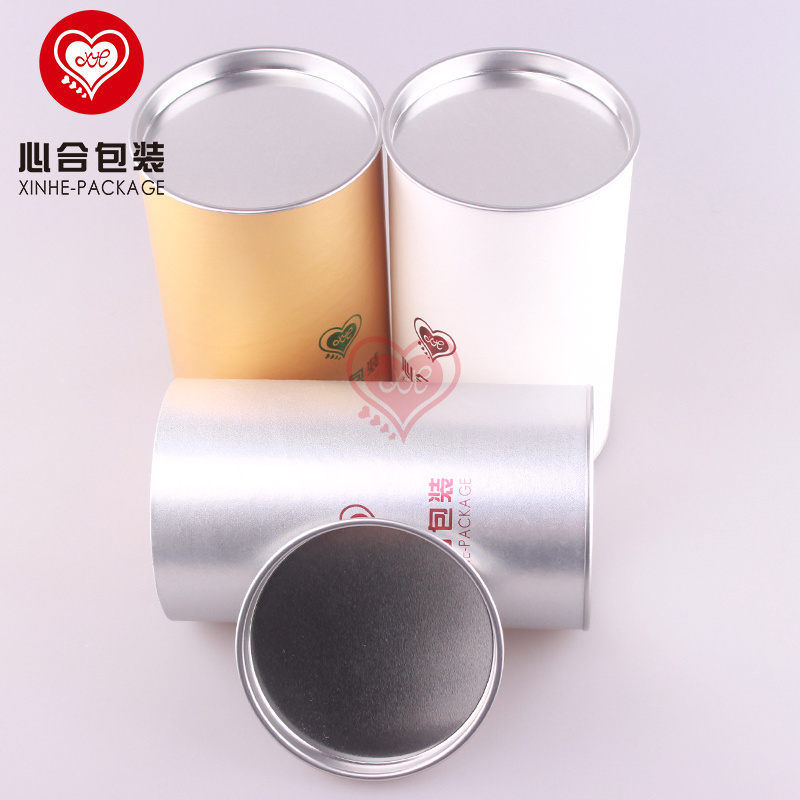 Aseptic kraft paper tube food packaging container box/Aluminum foil liner paper canister for food packaging