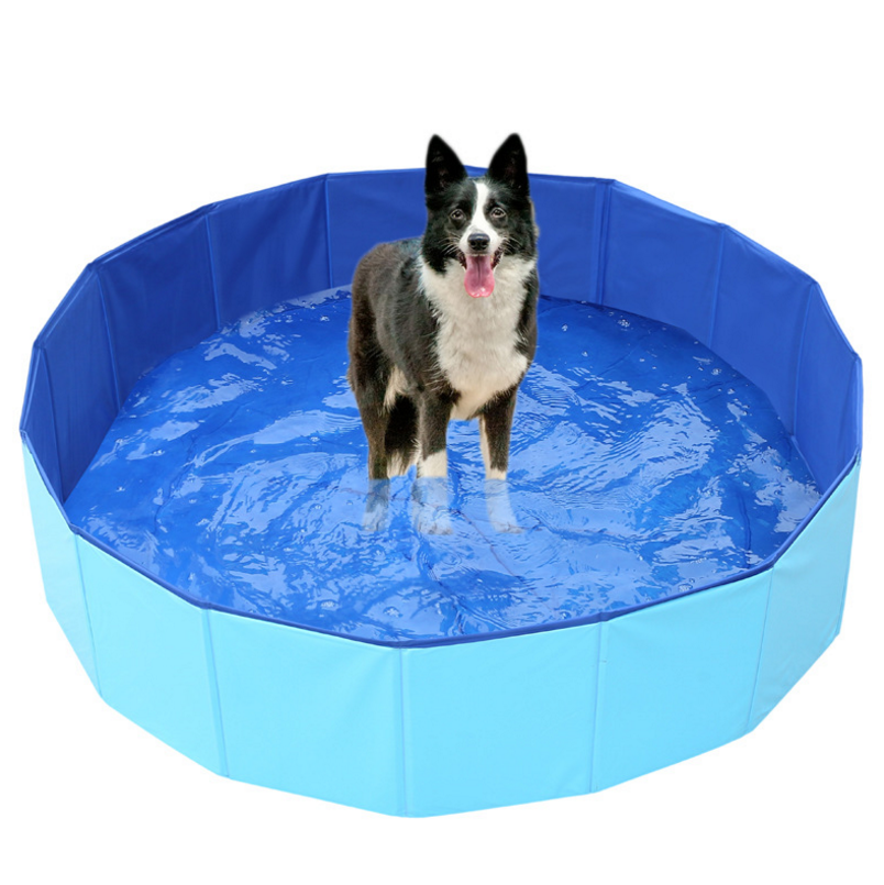 Custom printing PET Factory  Dog Paddling Pool Puppy Cats Multiple Size Options Collapsible Foldable Training Ponds