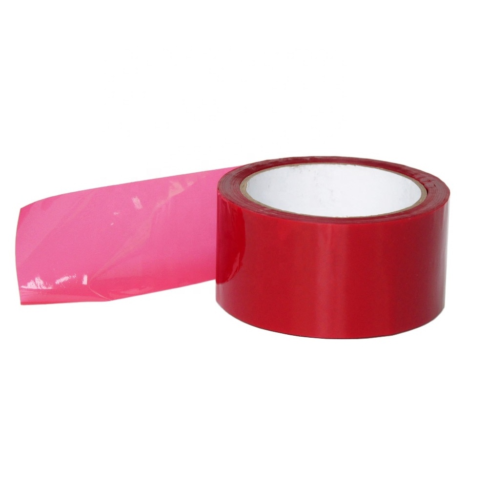 Red Color Recyclable VOID OPEN Envelope Box Carton Sealing Packing Shipping Security Tamper Evident Self Adhesive Tape