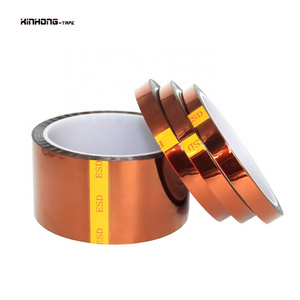 Polyimide Pi Film with Silicone Glue Low Static Anti Static ESD Kaptons Polyimide Self Adhesive Tape