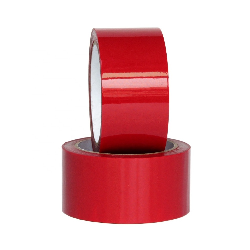 Red Color Recyclable VOID OPEN Envelope Box Carton Sealing Packing Shipping Security Tamper Evident Self Adhesive Tape