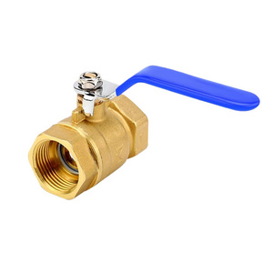 1/4" NPT Full Port Forged Brass Ball Valve, Full Port Heavy Duty Brass Ball Valve Shut Off Switch for Water and Oil