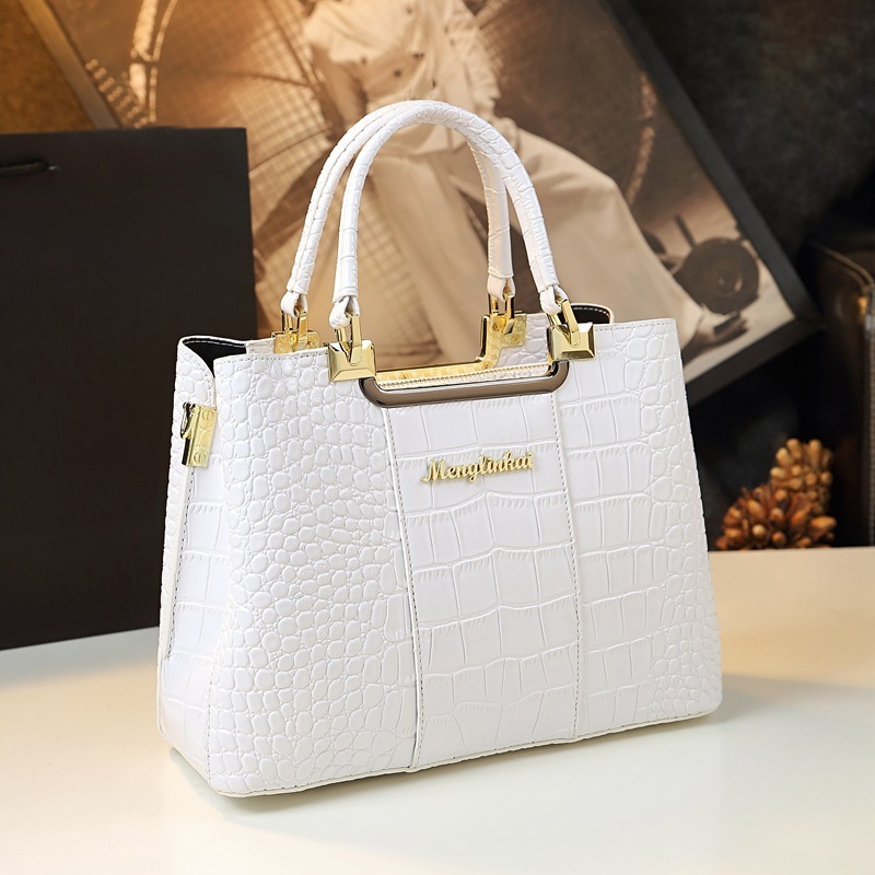 Women's PU Leather Crocodile   Ladies Luxury Single Shoulder Crossbody Handbag  leather handbags for women women's tote bag