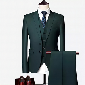 New Fashion High Quality Design Slim Fit Coat Men's Suit and Three piece Suit Wedding Dress Classic Men's Suit