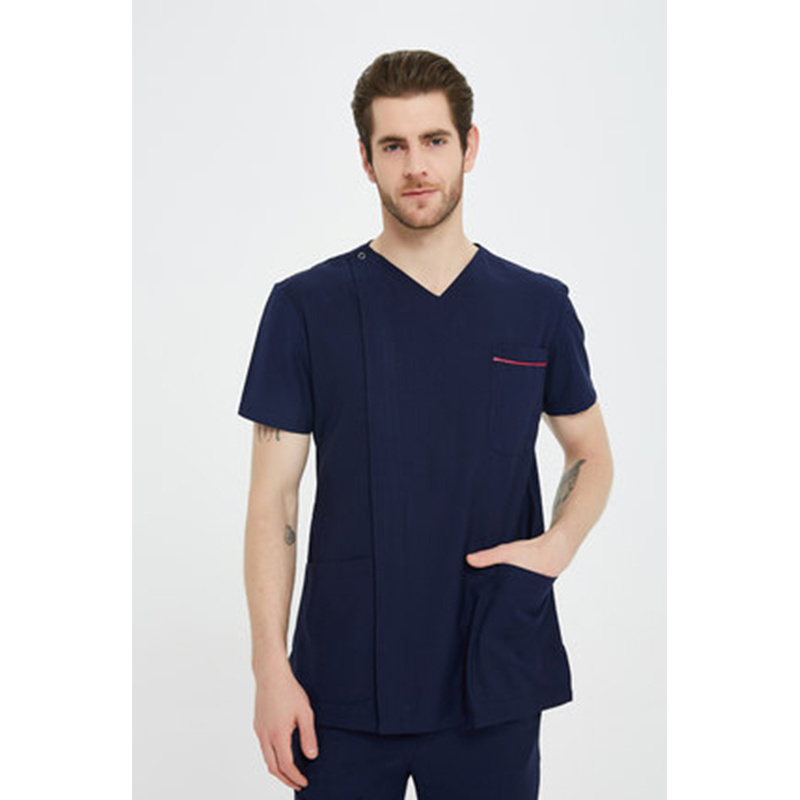 Customized doctor's surgical gown short-sleeved nurse uniform dental beauty oral pet care uniform