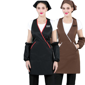 Adjustable apron Pocket Cooking Work Kitchen and waiter apron Wear and stain resistant fashion apron