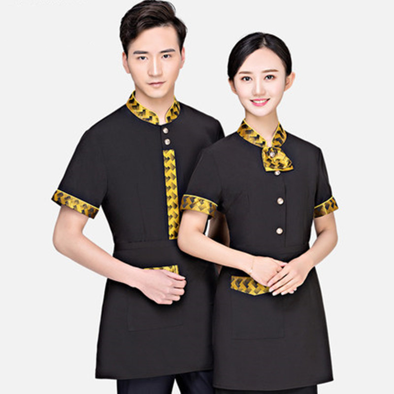 Custom restaurant waiter uniform designs