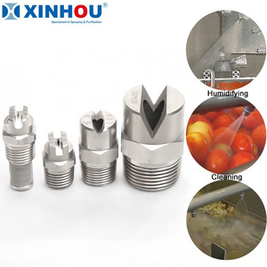 HU Stainless Steel  Industrial water spray vee jet flat fan nozzle