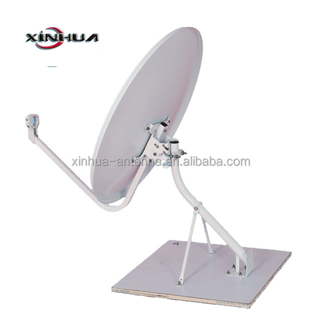 satellite dish offset solid dish antenna ku-band 75*83cm mesh antenna