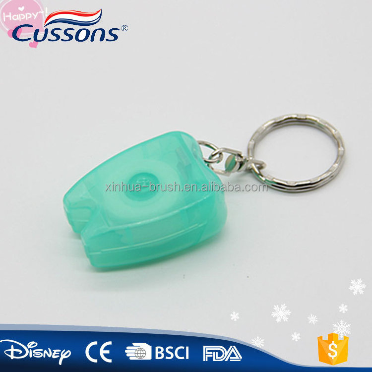 Dental Floss Wholesale/ OEM 15M Bulk Dental Floss Keychain Container Manualfacture UHMWPE /Nylon/Silk