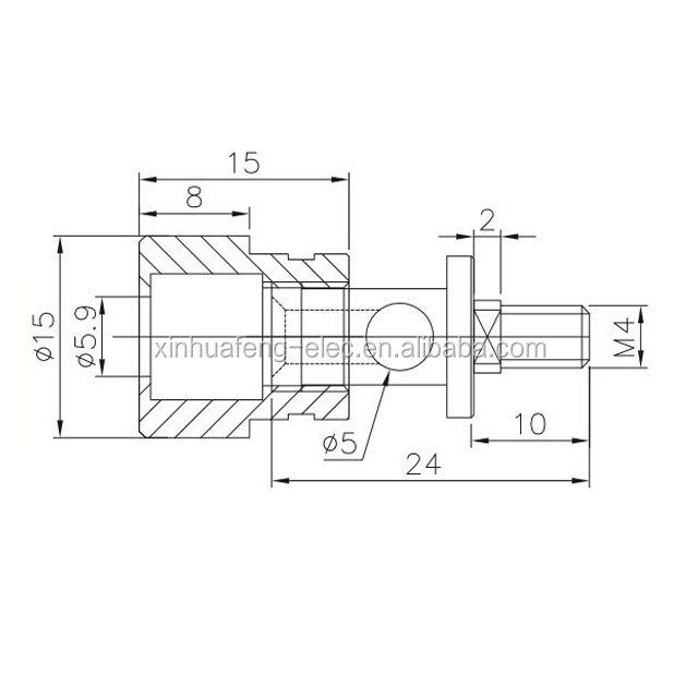 Banana Plug Socket Connector for In Wall Plate