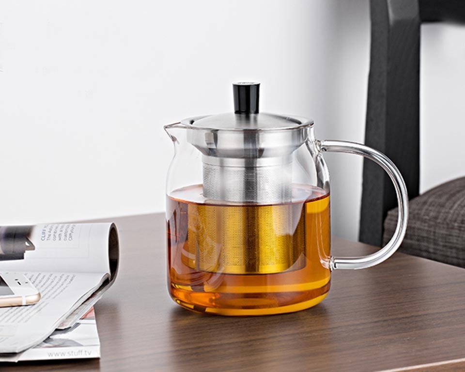 Heat Resistant Glass Teapot  With Filter Heated Teapot Available for Electric Ceramic Stove Oolong Puer Coffee Tea Pot