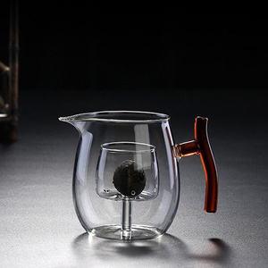 39Years Factory High Borosilicate Glass Teapot Blooming & Loose Leaf Teapot Set Stovetop Safe Tea Kettle