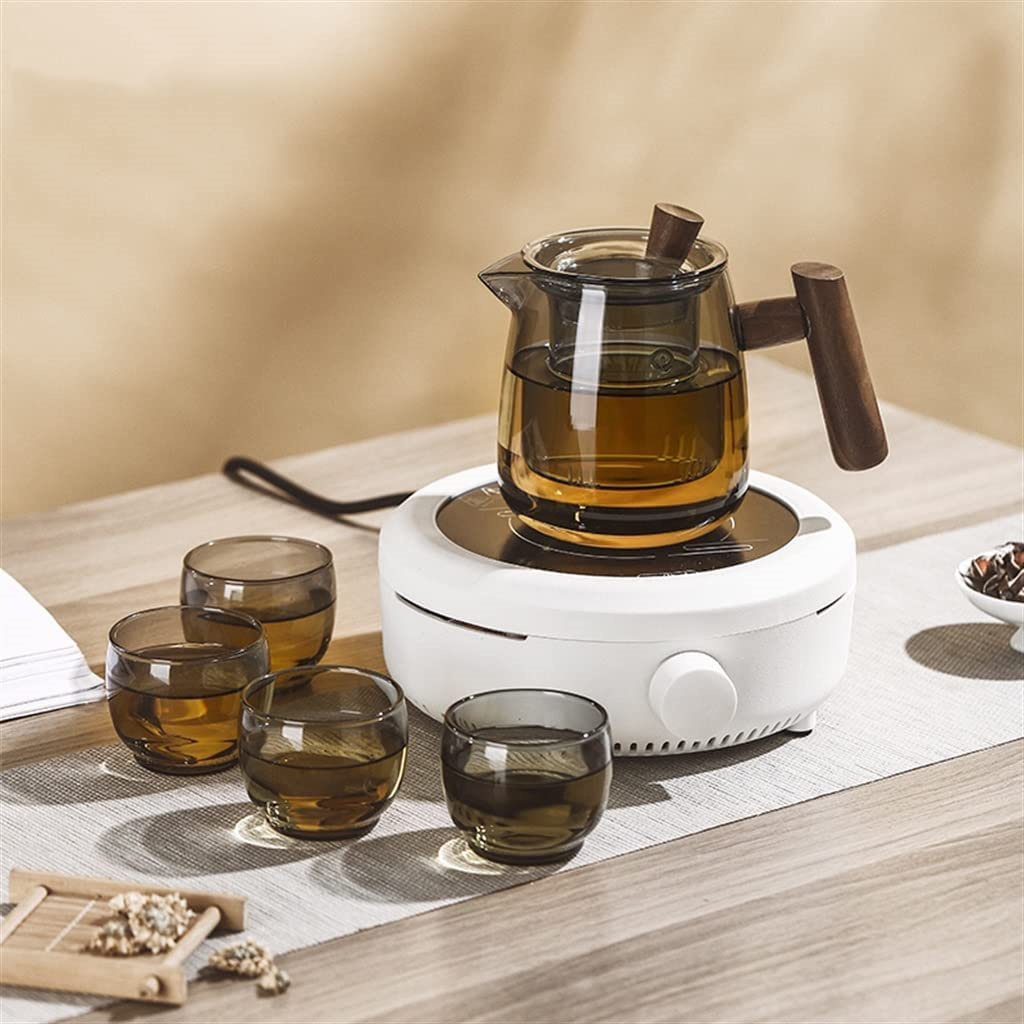 Glass teapot water filtering pot tea separating pot household tea set teapot electric ceramic stove