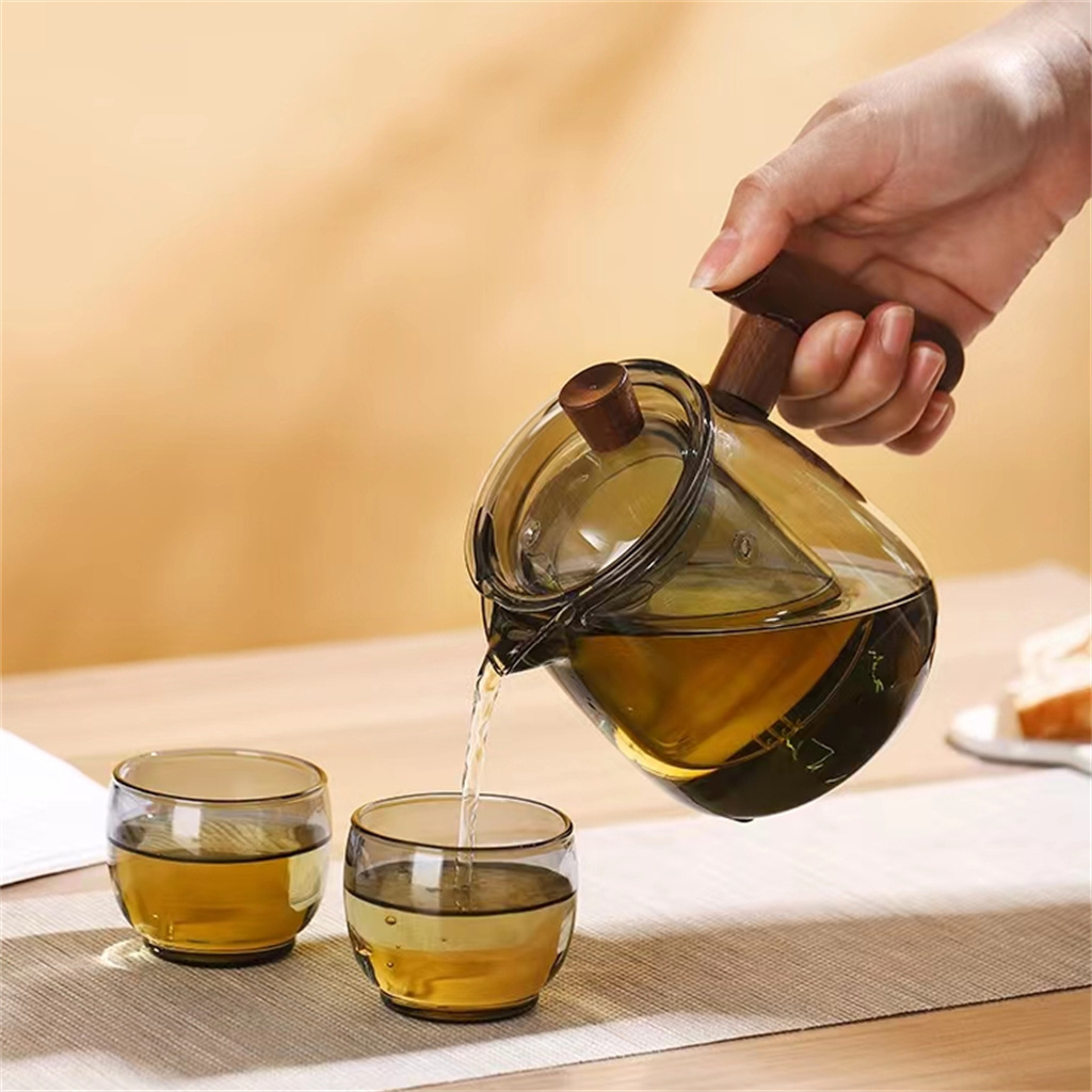 Glass teapot water filtering pot tea separating pot household tea set teapot electric ceramic stove