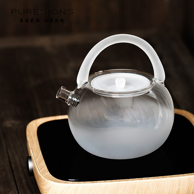 Japanese tea cloud lift beam electric clay oven flower tea cooling kettle