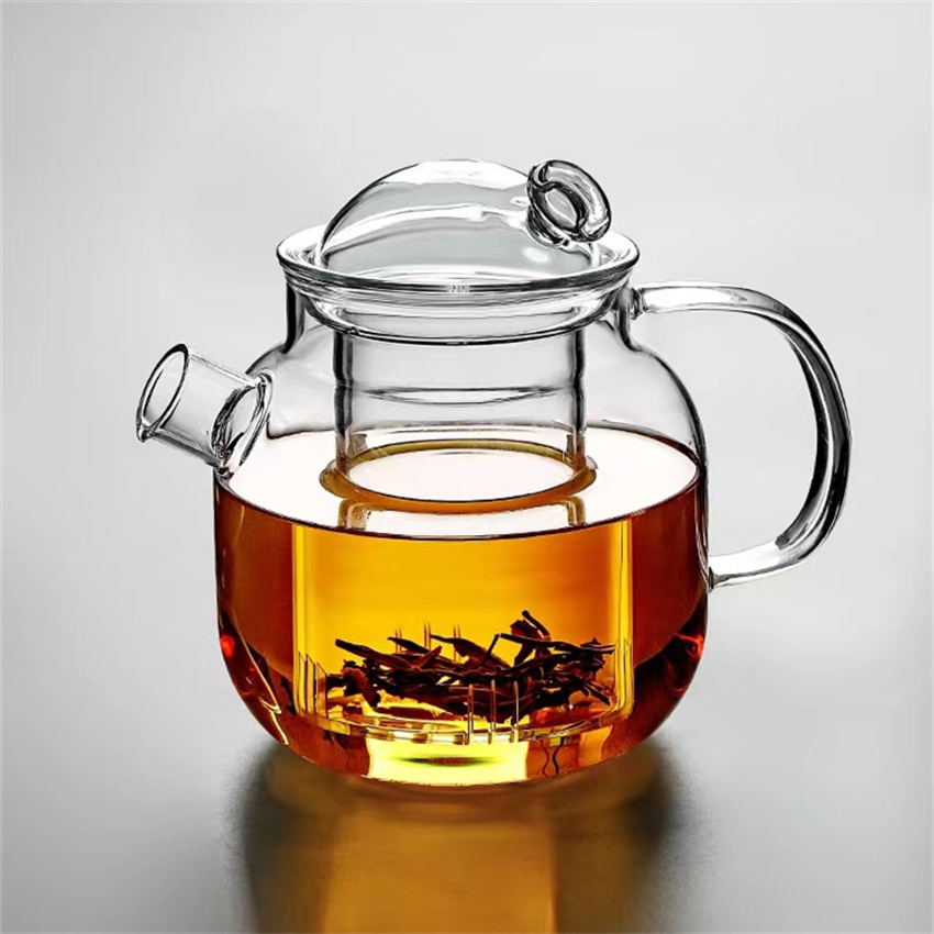 Household glass teapot  high temperature resistant kettle  electric ceramic stove  tea set