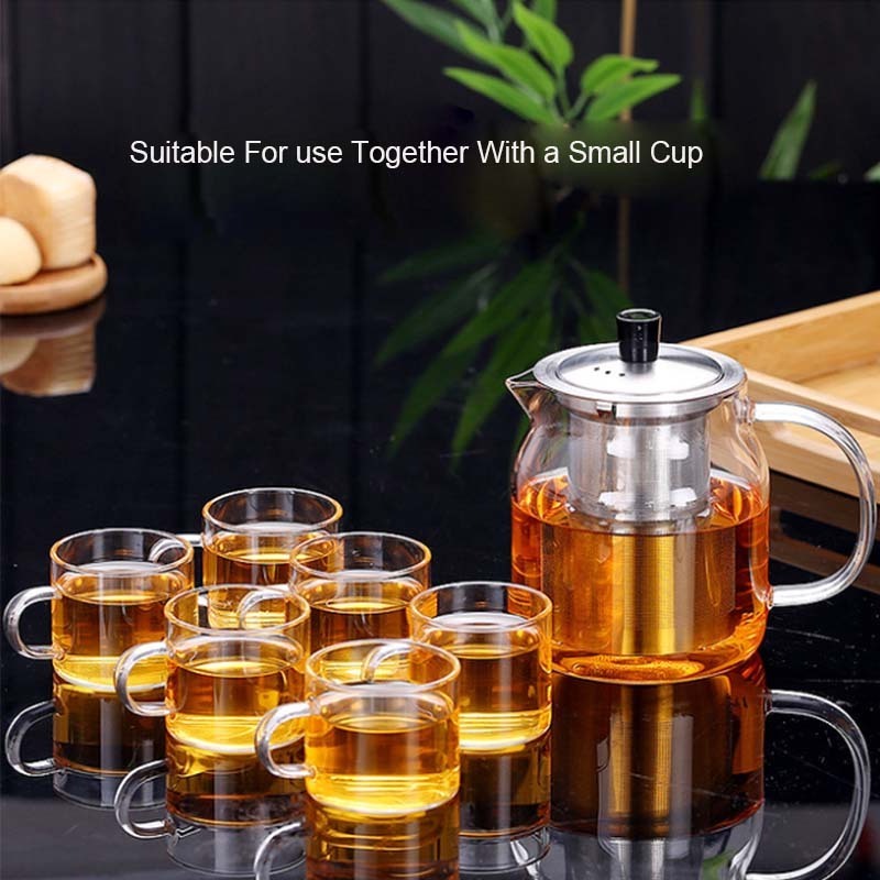 Heat Resistant Glass Teapot  With Filter Heated Teapot Available for Electric Ceramic Stove Oolong Puer Coffee Tea Pot