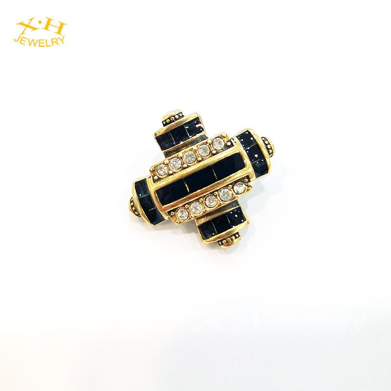 High Quality Custom Diamond Enamel Brass Cooper Shank Buttons For Clothes Jeans Dress Shoes