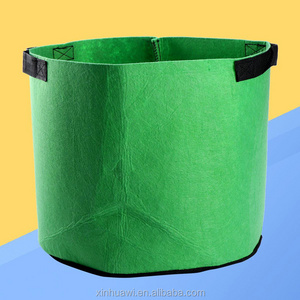 Wholesale Flower Felt Pot 5/7 /10 /15 /200 /400 Gallon Eco Felt Grow Bags Fabric Felt Grow Bags for Plants