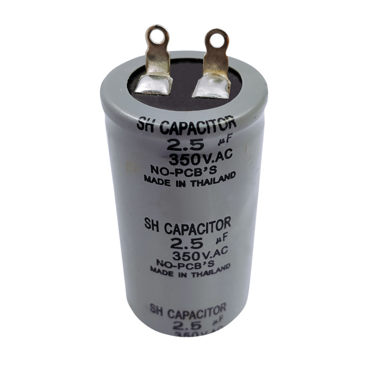 cbb60 capacitor with sh-cap 350v 50/60hz capacitor for welding machine ceiling fan