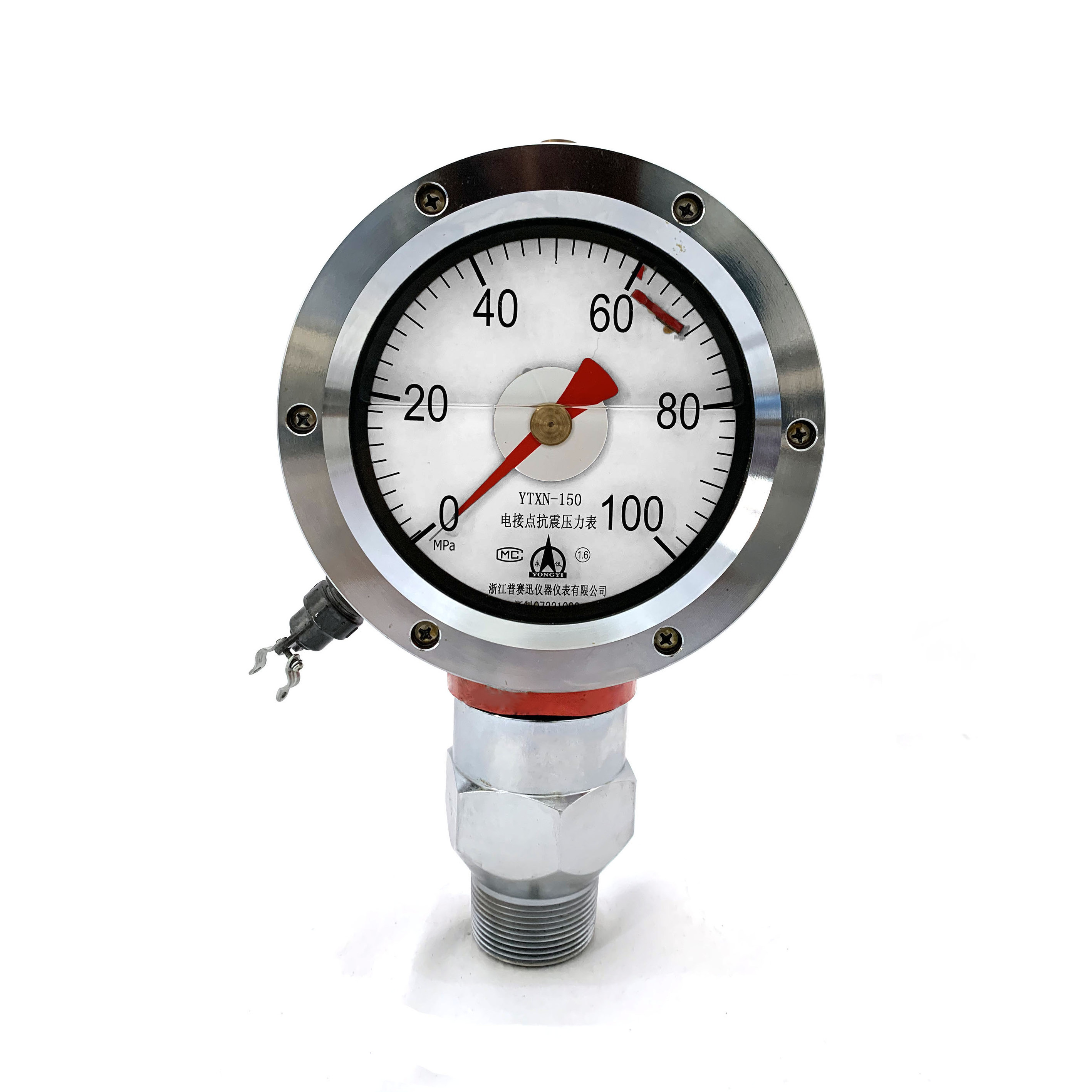 Unitized electrical pressure gauge is mainly used in the petroleum seismic production drilling, cementing,fracturing equipment