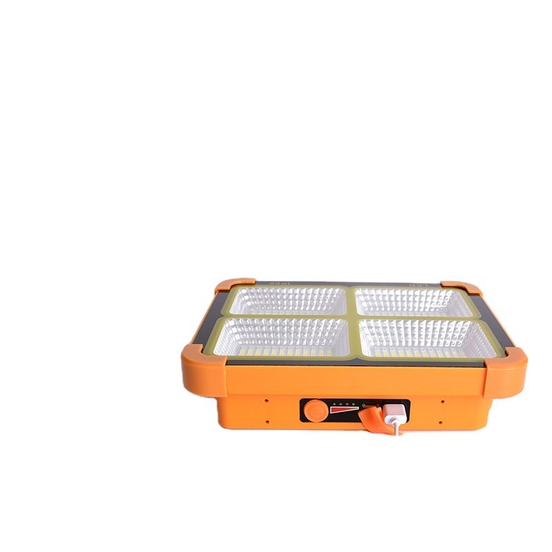 High power 200w solar flood light rechargeable portable multifunctional solar floodlight for outdoor waterproof work light IP66