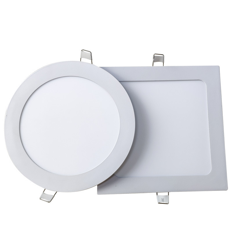 New Design Square Warm White Recessed Mounted LED Ceiling 3W 9W 12W 15W 18W 24W Ultra Slim LED Panel Light For Hotel Store Home