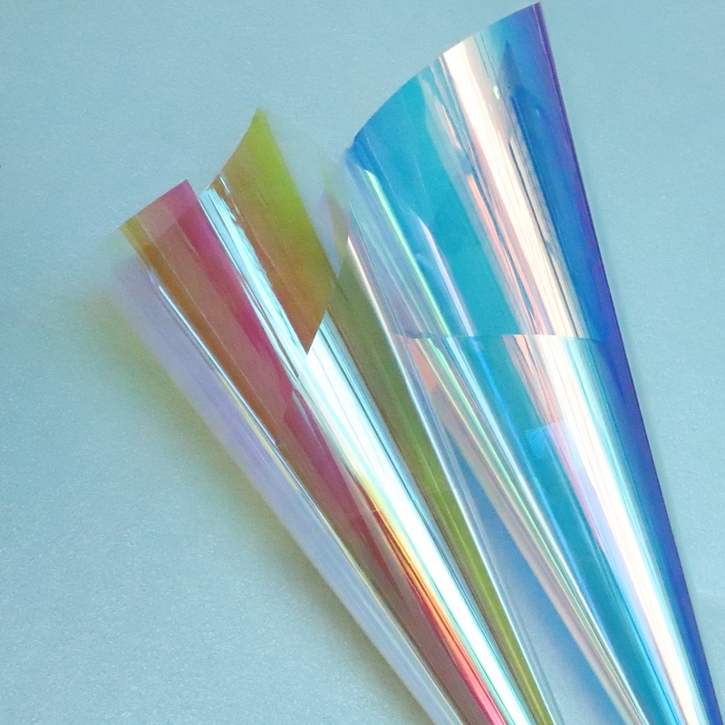 Rainbow Window Tinting Film Decorative Films For Glass Dichroic Film