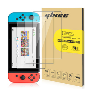 Wholesale Hot Anti-Scratch transparent clear Tempered Glass Screen Protector Film For Nintendo Switch