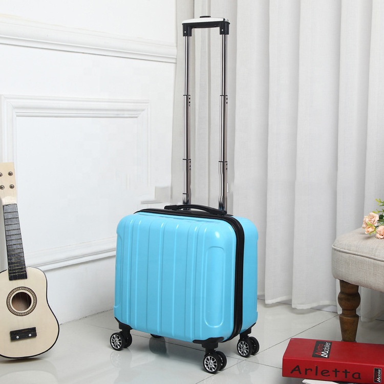 16-inch Mini suitcase trolley luggage lightweight laptop double wheel trolley bag for travel