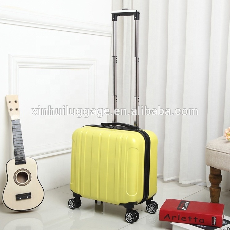 16-inch Mini suitcase trolley luggage lightweight laptop double wheel trolley bag for travel