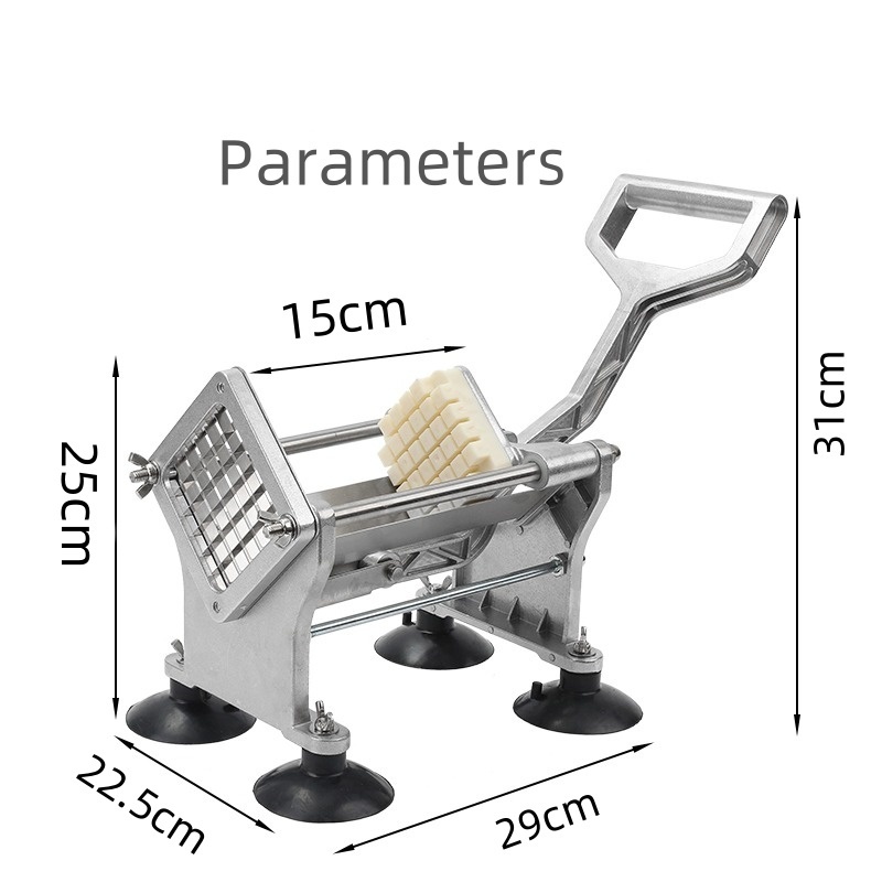 French Fry Cutter Machine Chips Pomme De Terre Slicer Manual Plantain Chip Slicer