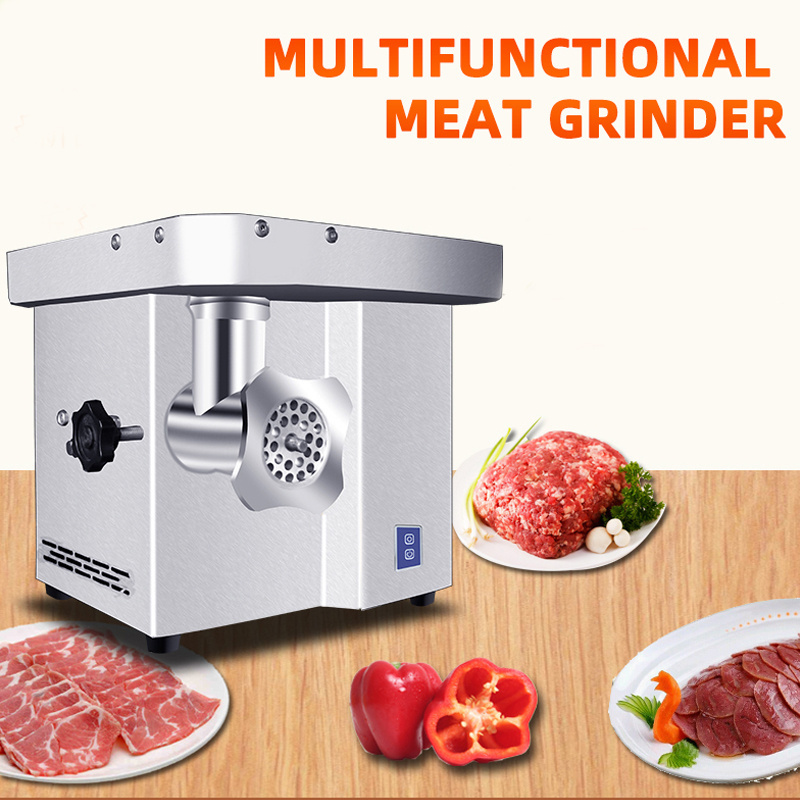 meat industry processing sausage used meat mixer meat grinder and sausage filling machine