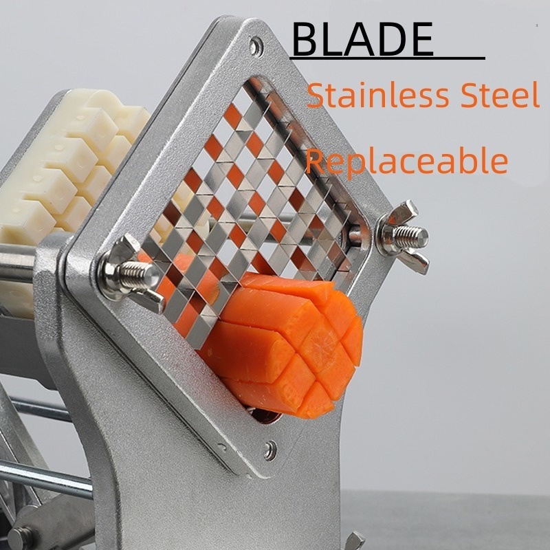 Heavy Duty Potato Cutter Stainless Steel Blade Great for Potatoes Carrots Cucumbers Commercial Grade Potato French Fry Cutter