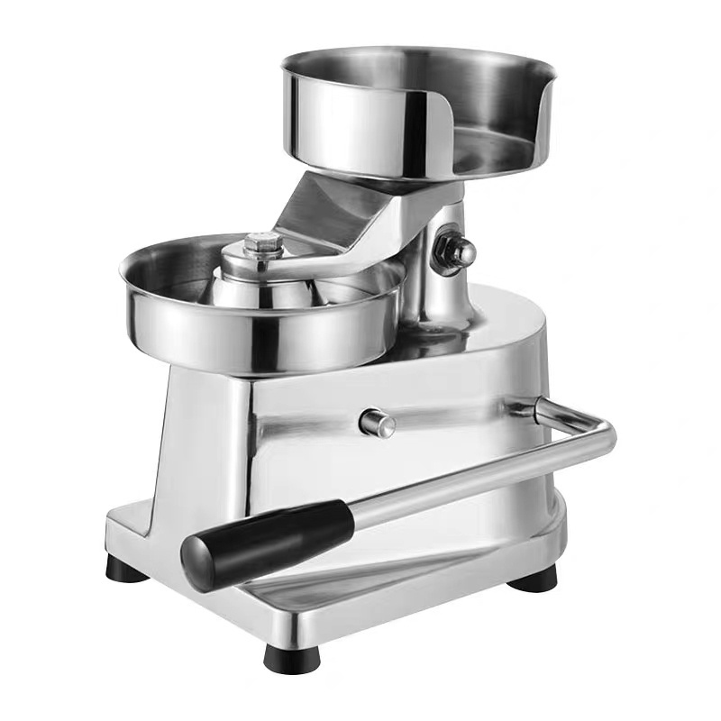 Small home business manual hamburger press machine for making hamburger meat pie making machine