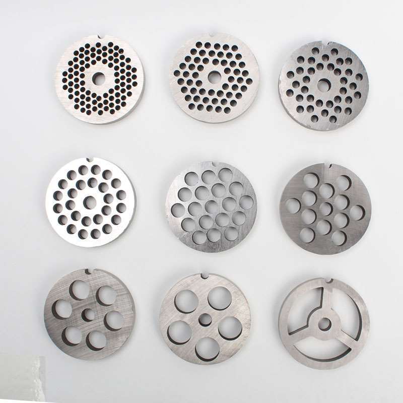 stainless steel meat grinder plate stuffing plate for meat mincer